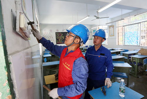 国网安岳县供电公司 高温延期开学 供电延伸服务